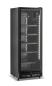 Preview: KÜHLSCHRANK 1 GLASTÜR SCHWARZ SVE-450 BL