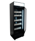 Preview: KÜHLSCHRANK 1 GLASTÜR SCHWARZ MIT CANOPY SVE-450 BLC