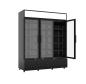 Preview: KÜHLSCHRANK 3 GLASTÜREN SCHWARZ FCU-1200 BL