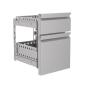 Preview: SCHUBLADENBLOCK 2/3 MONOBLOCK SOFT CLOSING  Combisteel gibt keine Garantie auf den Einbau eines Schubladenelements