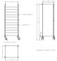 Preview: ABRÄUMWAGEN DEMONTABEL 2/1GN