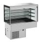 Preview: EINBAU WANDMODELL KÜHLVITRINE ECKIG – MIT ROLLVORHANG  3/1 GN