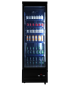 Preview: KÜHLSCHRANK 1 GLASTÜR SCHWARZ CEB-500R BL