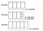 Preview: BÄCKEREI KÜHLTISCH MIT GLAS 2 TÜREN  4x 1/1 GN BEHÄLTER