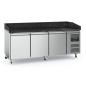 Preview: EcoFrost PIZZATISCH 600x400 | (° C) +2 /+8 | 3 TÜREN GRANIT MIT RÄDERSATZ