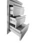 Preview: Arbeitsschrank aus Edelstahl, 50 x 60