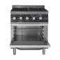 Preview: 700er Gasherd 4 Brenner 28,8 kW mit Gasbackofen