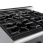 Preview: 700er Gasherd 4 Brenner 28,8 kW mit Gasbackofen