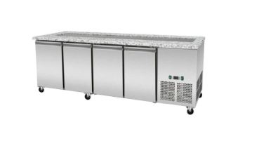 Preview: Salattheke mit Glasaufsatz 802 Liter - (BxTxH 2230 x 800 x 1400 mm)