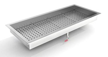 GEMAHLENES EIS BEHÄLTER EINBAU 4/1 GN