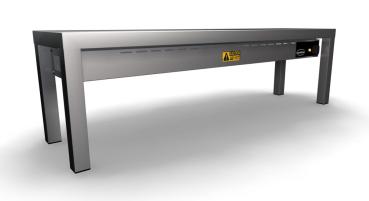 Preview: AUFSATZBORD KERAMISCH BEHEIZT 1 STUFIG 1200  3 HEATERS OF 250W