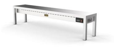 AUFSATZBORD KERAMISCH BEHEIZT 1 STUFIG 2000  6 HEATERS OF 250W