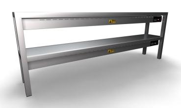 Preview: AUFSATZBORD KERAMISCH BEHEIZT 2 STUFIG 1800  10 HEATERS OF 250W