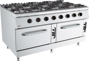 BASE 900 GASHERD 8 BR. MIT GASBACKOFEN