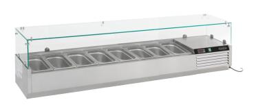 AUFSATZVITRINE 1/3 GN x 8