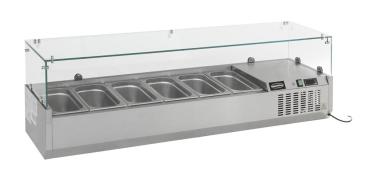 AUFSATZVITRINE 1/4 GN x 8