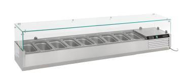 AUFSATZVITRINE 1/3 GN x 9