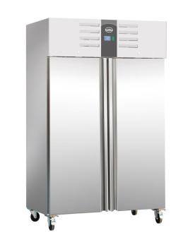 KÜHLSCHRANK EDELSTAHL+ALU 1200 LTR STATISCH