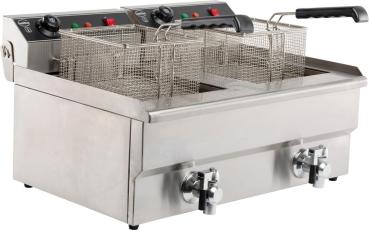 Preview: ELEKTRO TISCHFRITEUSE 2X8 L
