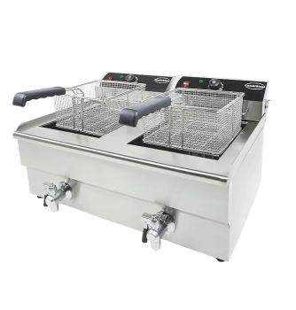 Preview: ELEKTRO TISCHFRITEUSE 2X10 L