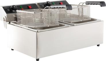 Preview: ELEKTRO TISCHFRITEUSE 2X6 L