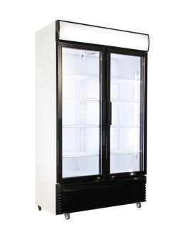 KÜHLSCHRANK 2 GLASTÜREN BEZ-780 GD