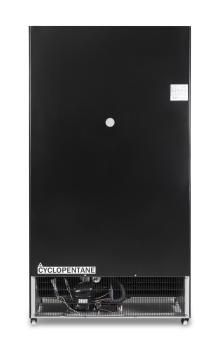 Preview: KÜHLSCHRANK MIT SCHIEBEGLASTÜREN BEZ-780 SL SCHWARZ
