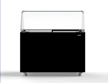 Preview: SPEISEISVITRINE JAVA SCHWARZ 8x5 LTR