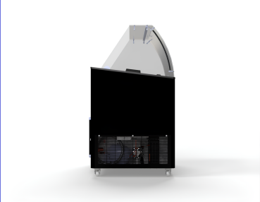 Preview: SPEISEISVITRINE JAVA SCHWARZ 8x5 LTR