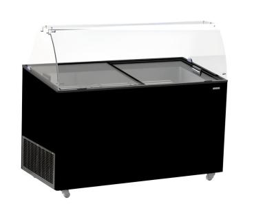 SPEISEISVITRINE TENERIFE SCHWARZ 10X5 LTR