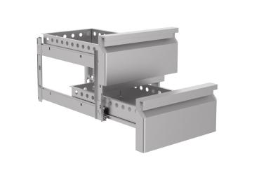 Preview: SCHUBLADENBLOCK 1/2 7489.5075 - 7489.5080 - 7489.5082  Combisteel gibt keine Garantie auf den Einbau eines Schubladenelements