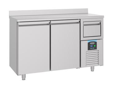 600 KÜHLTISCH 2 TÜREN  MIT SCHUBLADE FÜR KAFFEE