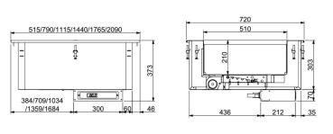 Preview: EINBAU BAIN-MARIE HEIßE LUFT 3/1