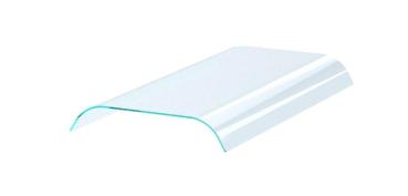 AUFSATZBORD MIT DOPPELT ABGERUNDET GLAS 3/1