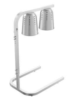 Preview: WÄRMELAMPE SCHWARZ SILBER