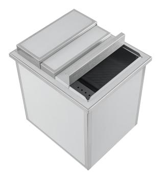 EDELSTAHL EINBAU EISBEHÄLTER