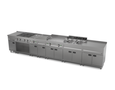Preview: ELEKTRO FRITEUSE 2X12L 2X9KW