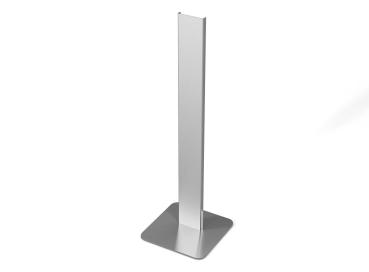 Preview: DESINFEKTIONSSÄULE EDELSTAHL INKL. SPENDER ELLEBOGEN