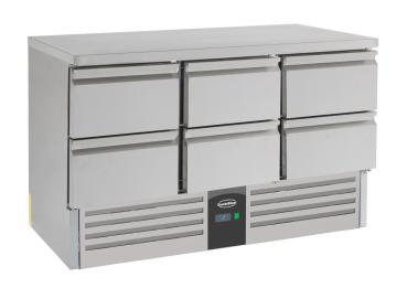 KÜHLTISCH 6 SCHUBLADEN
