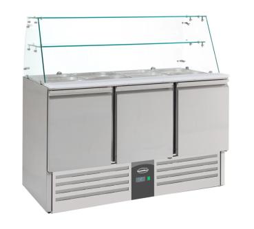 GEKÜHLTE SALADETTE MIT GLAS 3 TÜREN