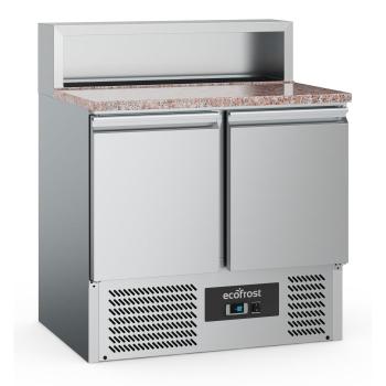EcoFrost PIZZATISCH 5x1/6GN | (° C) +2 / +8 | 2 TÜREN