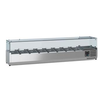 AUFSATZVITRINE 1/3 GN x 8