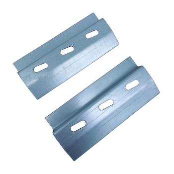 Preview: Wandhängeschrank aus Edelstahl, 140 x 40, mit Tür