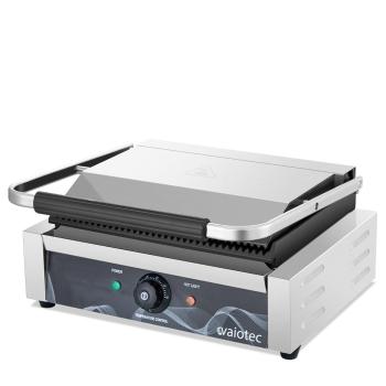 Preview: ECO  Elektro Kontaktgrill Breite 430 mm, oben & unten gerillt
