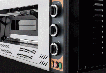 Preview: Gas Pizzaofen XL Breit Erdgas für 6 Pizzen á 35 cm