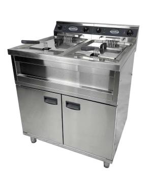 Preview: ELEKTRO FRITEUSE 2X12L 2X9KW