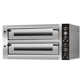 Profi Pizzaofen 4+4 für 8 Pizzen á 34 cm 400V