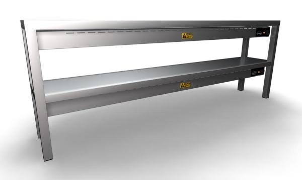 AUFSATZBORD KERAMISCH BEHEIZT 2 STUFIG 1800  10 HEATERS OF 250W