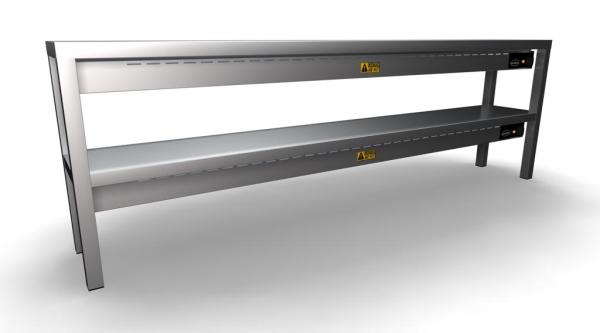 AUFSATZBORD KERAMISCH BEHEIZT 2 STUFIG 2000  12 HEATERS OF 250W