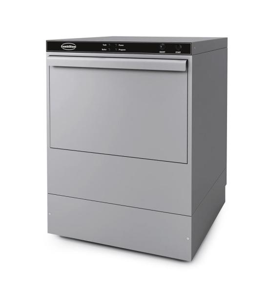 GESCHIRRSPÜLMASCHINE FRONTBEDIENUNG ENT 500-230 DP DDE   MIT ABWASSERPUMPE UND SPÜLMITTELDOSIERER